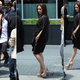 Pregnant Victoria Beckham Is Pleasing In Pleats & Platforms